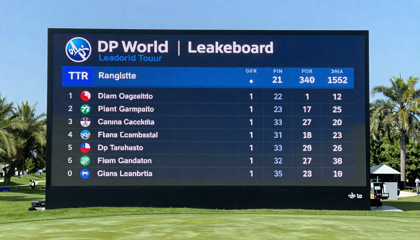 dp world leaderboard