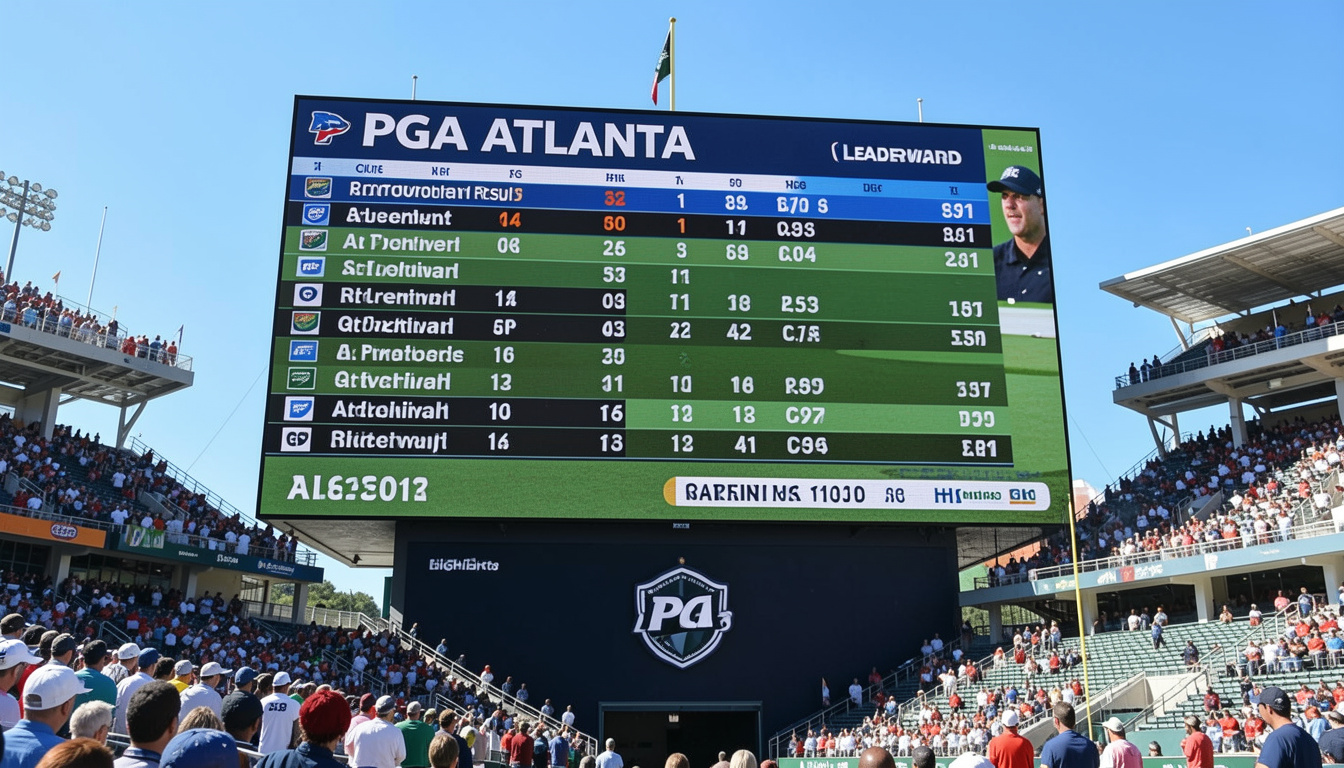 pga atlanta leaderboard