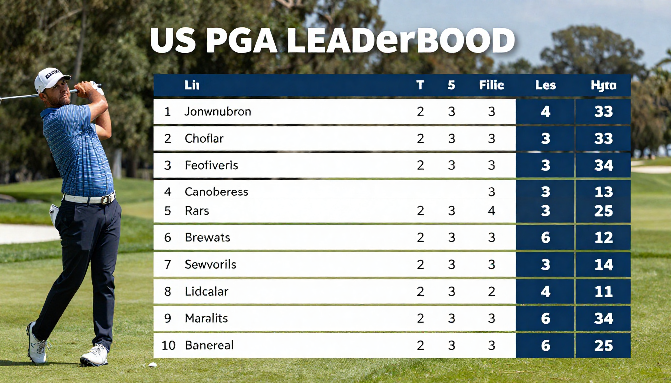 us pga leaderboard today